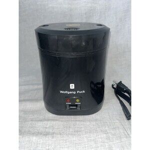 Wolfgang Puck Mini Rice Cooker BMRC0010 Black 1.5-Cup Durable W/ Cord